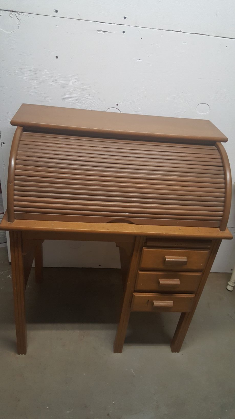 Antique roll top desk over 50 years old