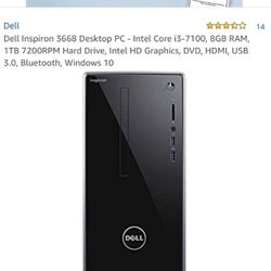 Dell Inspiron 3668 Desktop PC Computer