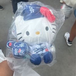 Dodger Hello Kitty Plushie