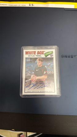 Topps 2026 Heritage Real One Autographs Kyle Teel White Sox RC Auto #ROA-KT SP