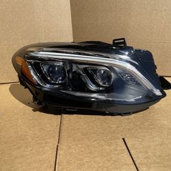 Full LED Headlight For 2016 - 2019 Mercedes Benz GLE Passenger Driver 
