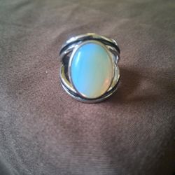 925 Silver Mood Ring Size 8