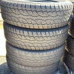 265 65 17 Atturo Set of 4 Used Just Like New