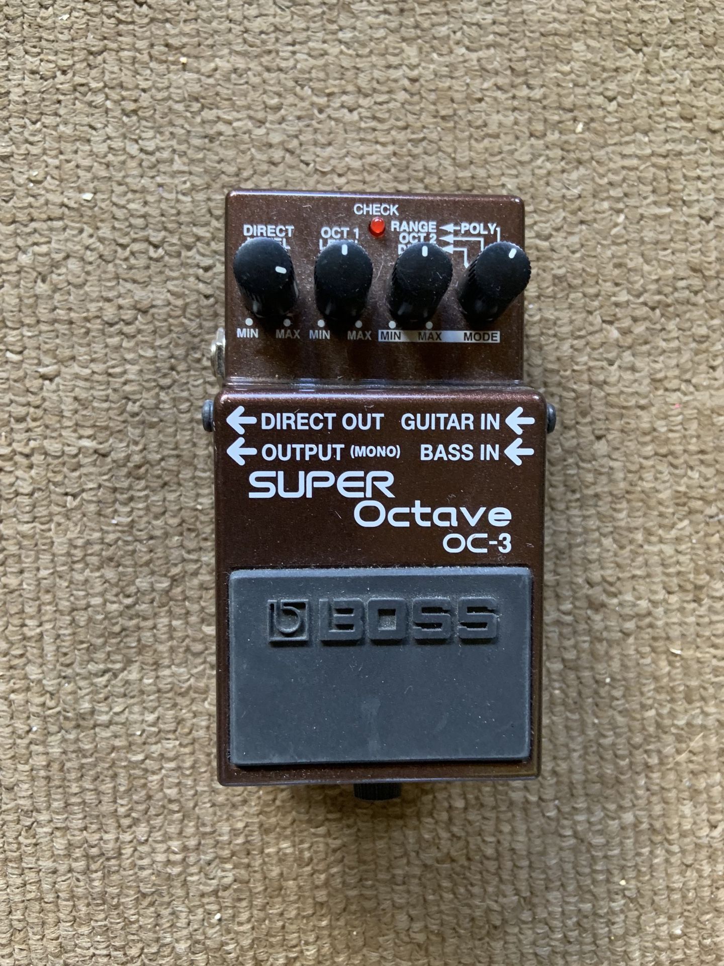 Boss Super Octave OC-3 Electric Guitar Pedal