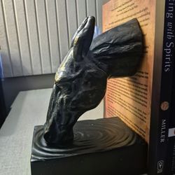 Bronze Horse Head Bookends/Statues