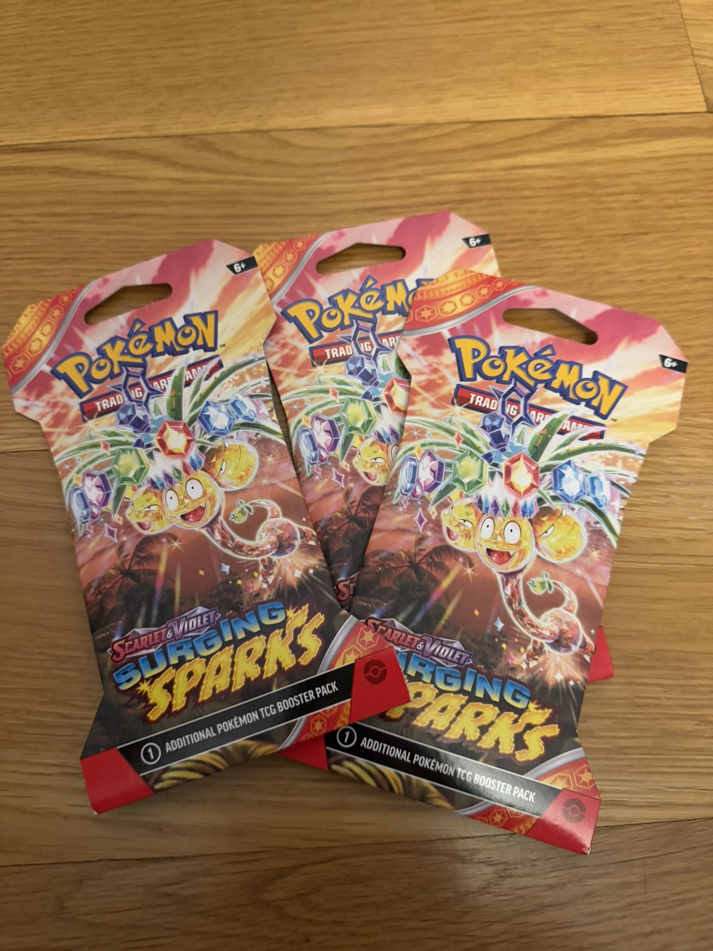 4x Surging Sparks Single Packs