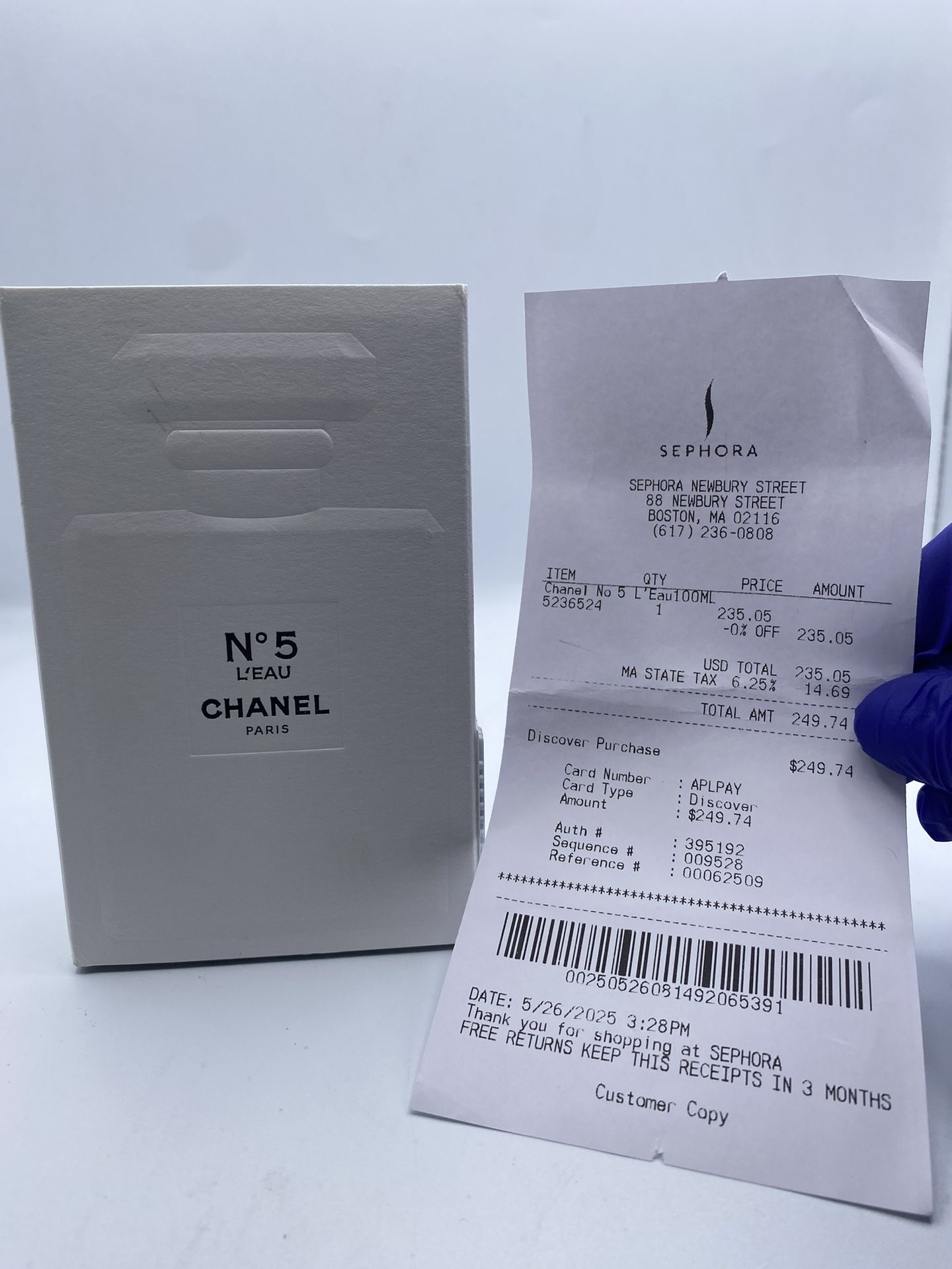 Chanel No. 5 L'Eau Perfume (THE RECIPT IS PROVIEDED)