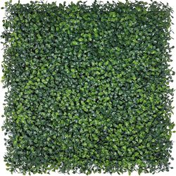 clearance! Wall Backdrop Panels: 10 by 10 in (8 Pcs) UV-Anti Greenery Boxwood Panels.