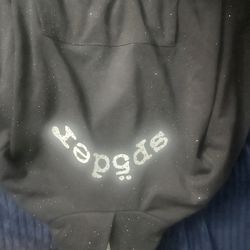 spider hoodie vvs black size large 