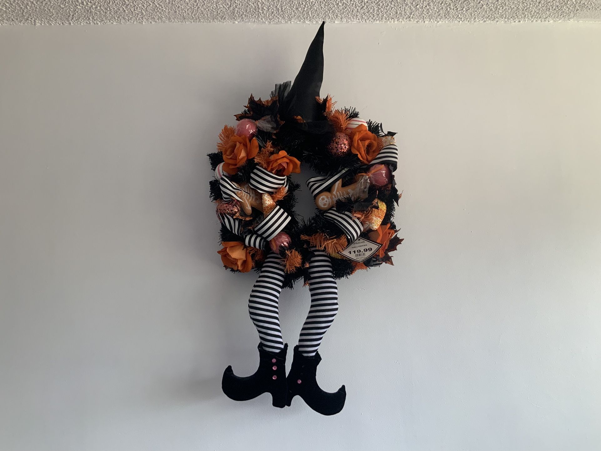 michaels halloween witch wreath $35