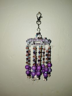 Small Purple Window Decor