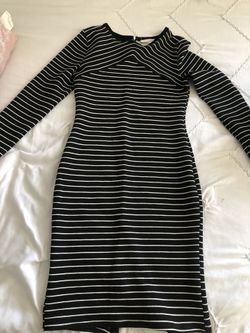 Small long sleeve dress- slit on back