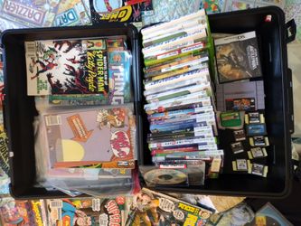 Vintage Games PlayStation PC DS comic books cards marvel DC Superman Spider-Man