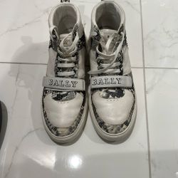 Bally Snake skin Leather Sneakers
