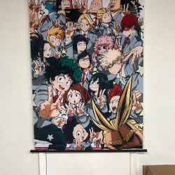 My hero academia Wall Scroll 