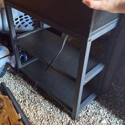 Side Table With Outlets 