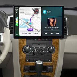 Brand new in box 13.1" Android 14 Car Stereo for Jeep Wrangler, Dodge Ram, Grand Cherokee, Compass | Wireless CarPlay & Android Auto | 2K QLED Touchsc