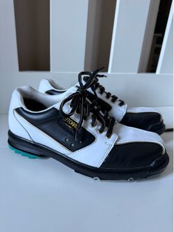 STORM sp3 white/black/gold bowling shoes women's size 6 worn only few times