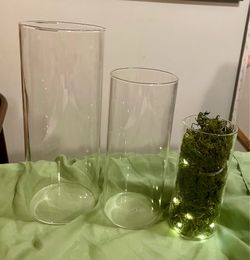 Wedding - 3 piece cylinder vases