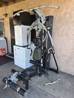 INSPIRE M3 Fitness Total Body Workout Multi Home Gym Weight Machine With Exercise Leg muscles Press