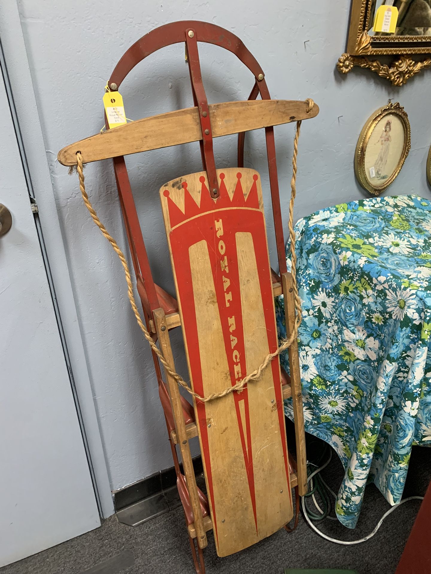 Vintage Royal Racer Christmas Sled