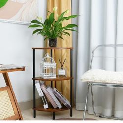 3tiers Rustic Wood  Corner Shelf