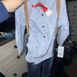 Cat & Jack Boy Christmas Clothes 