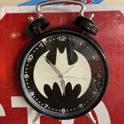 Glow In The Dark Batman Table Side Or Hanging Clock 