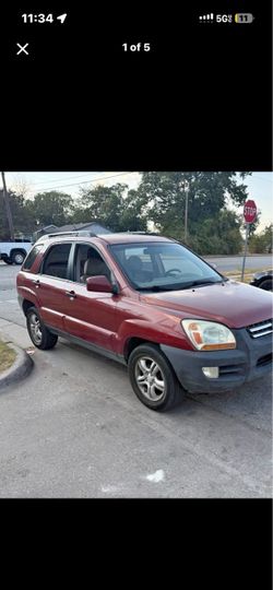 Kia Sportage SUV Red cash car