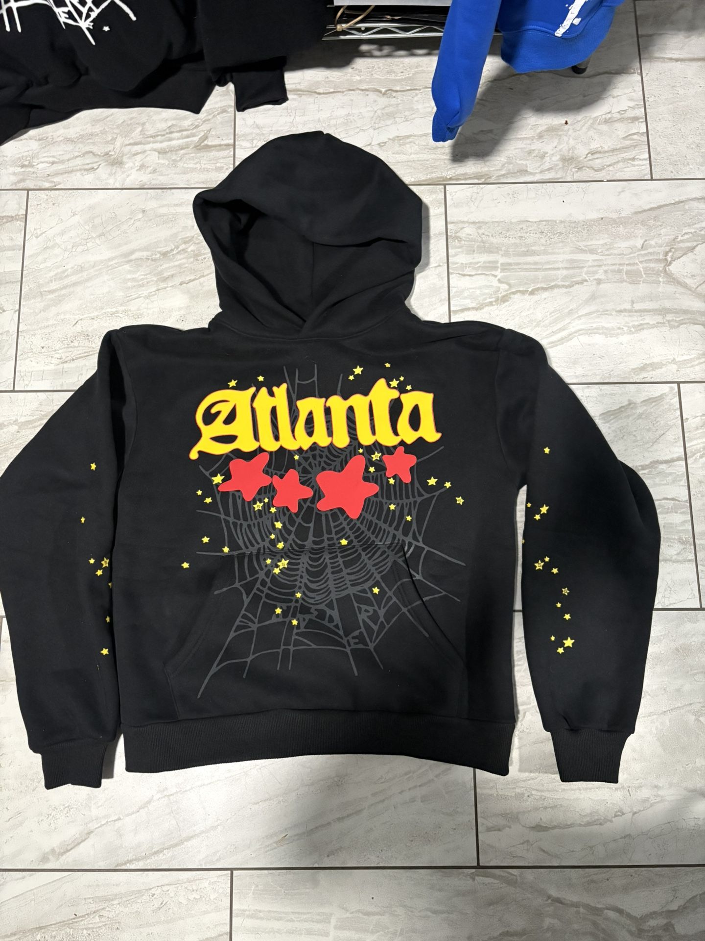 ATLANTA BLACK SP5DER HOODIE SIZE S