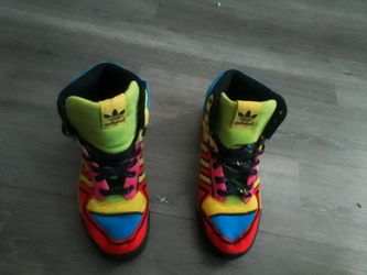 Adidas sneakers by Jeremy Scott. Mens 9