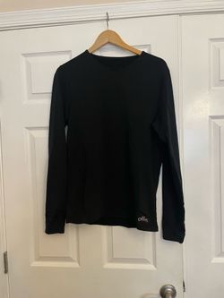 Hot Chillys Black Long Sleeve Base Layer Top