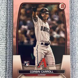 Corbin Carroll Arizona Diamondbacks 2023 Bowman RC Rookie Pink /175!