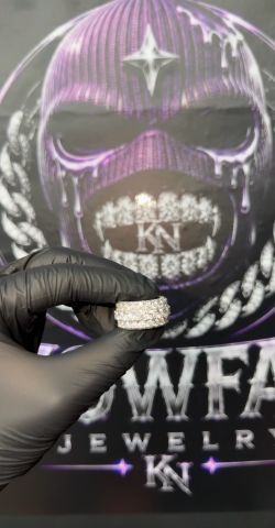 Moissanite ring