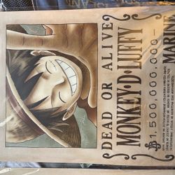 One Piece Wanted Posters 