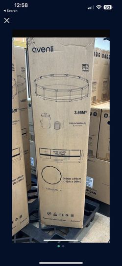 12FT SUMMER FRAME POOL BRAND NEW
