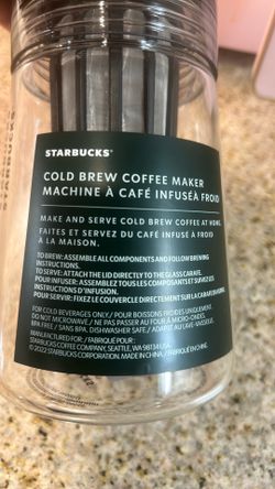 Starbucks Cold Brew Coffee maker