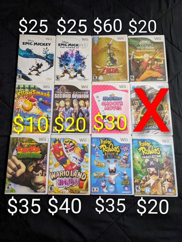 Nintendo Wii Games