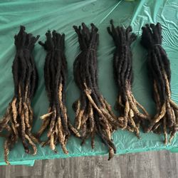 100% Real Human Hair Locs – Mature Dreadlocks for Extensions or Reattachment
