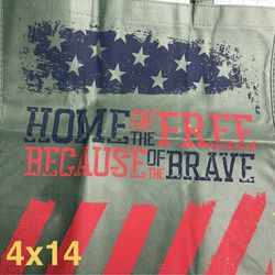 2pc Patriotic Canvas Totes