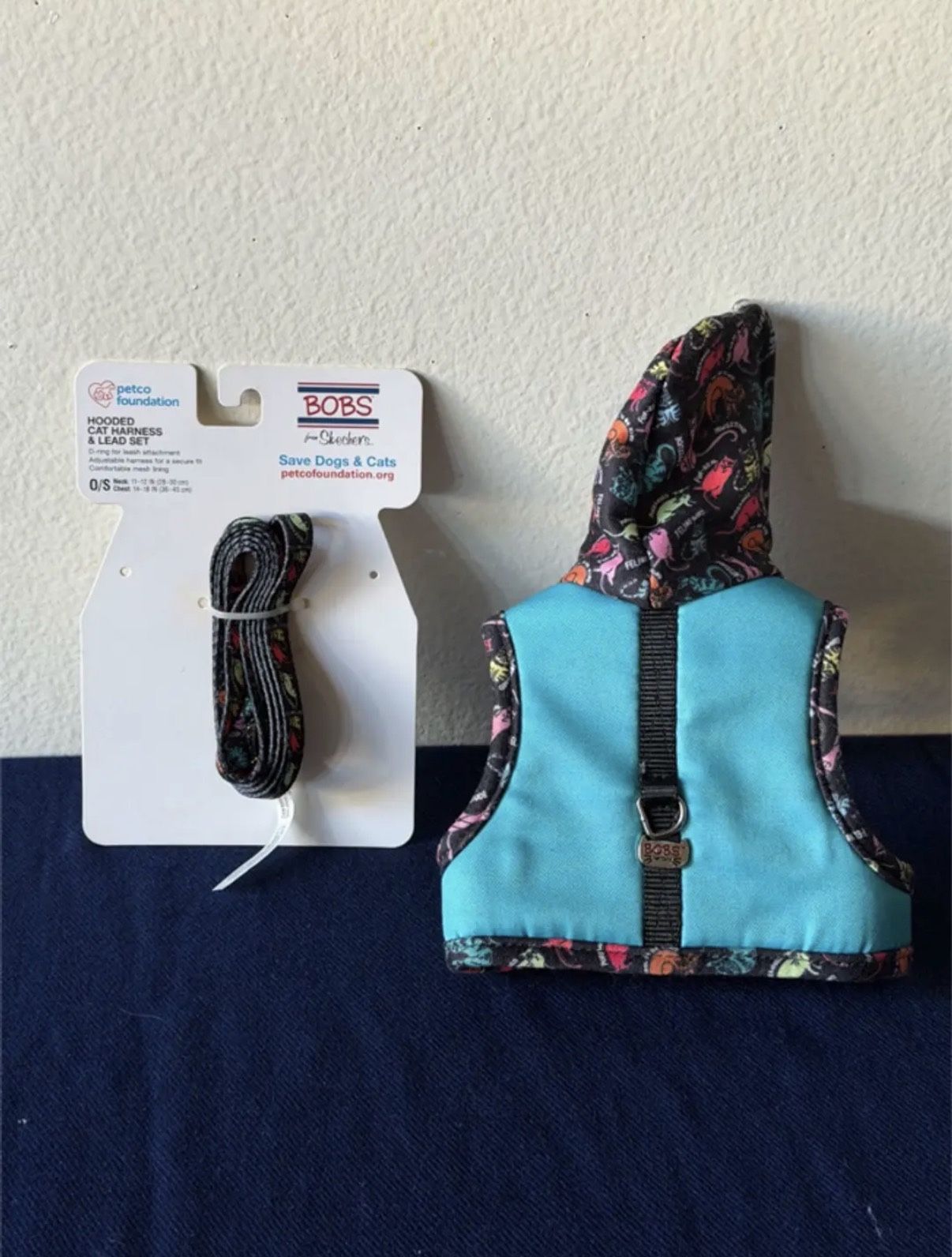 Dog leash and harness set