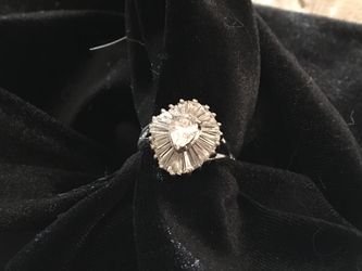 925 CZ cocktail ring