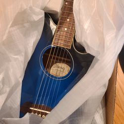 Ibanez Blue Acoustic Guitar