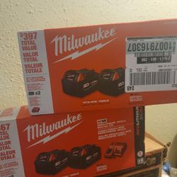 Milwaukee Batteries 