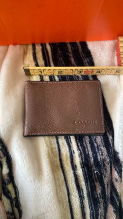 Coach leather men’s wallet