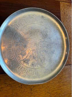 Vintage aluminum tray