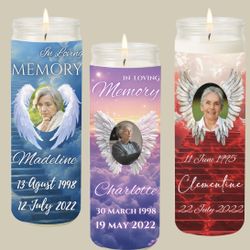 Custom Memorial Candles 