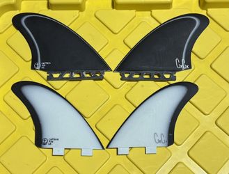 Chris Christenson Surfboard Fins Twin Keel Futures FCS