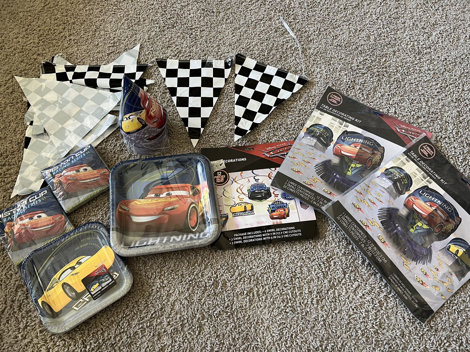 Disney Cars Birthday Supplies 