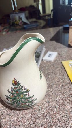 Spode Pitcher and Candy Jar